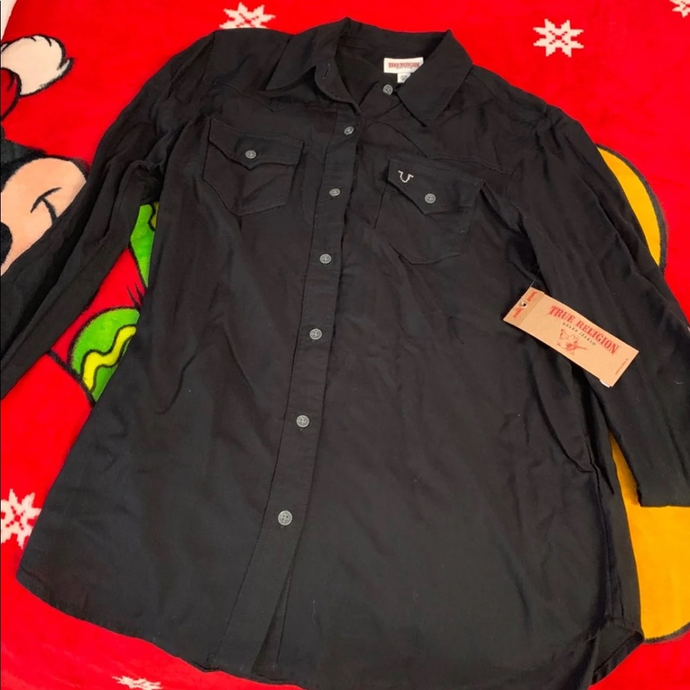 True Religion button up